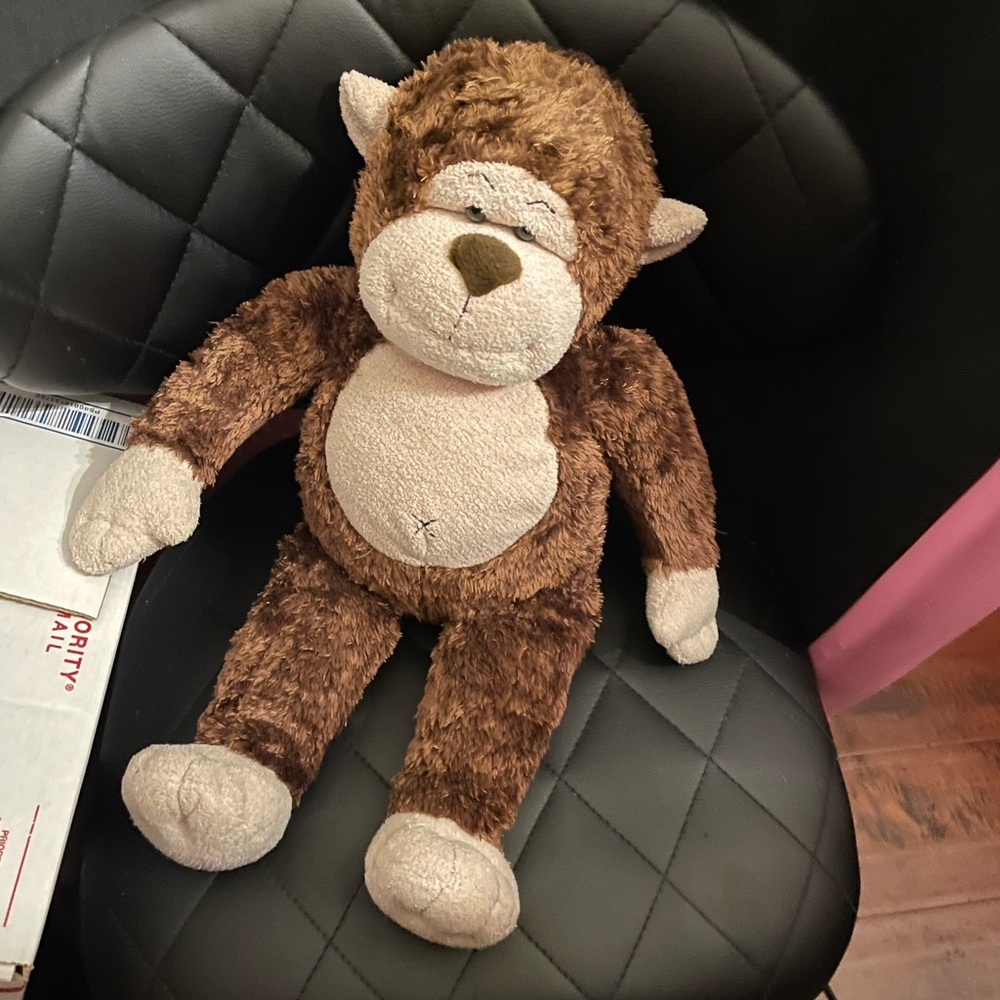 Build-A-Bear Brown and Cream Stuffed Animal